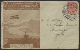 Envelope Proof In Brown: Scarce Postal Use Of The Proof Envelope (slight Edge Wear) To Yorkshire, With KGV 1d Stamp Canc - Altri & Non Classificati