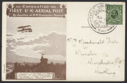 Postcard Printed From The Envelope Plate: Similar Example Of The Dark Brown Card, FU To Worthing, ½d Stamp Cancelled By  - Altri & Non Classificati