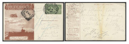 Charles Hubert Autograph: Red Brown Card Posted To Italy With ½d Stamps (2) Cancelled By London C.d.s, Forwarded (presum - Autres & Non Classés