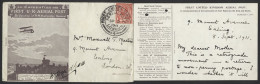 Walter Windham Autograph: Brown Envelope Addressed To London With 1d Stamp Cancelled By London Die 4 C.d.s, Original Let - Sonstige & Ohne Zuordnung