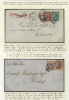 INDIA - Unusual London Frankings 1866 London To Bombay Franked 6d + 4d (10d Rate) Forwarding Agents Cachet On Back, 1868 - Other & Unclassified