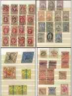 RAILWAY STAMPS Stock Book Containing A Range Of Parcel Stamps (approx 150) & Letter Stamps (approx 65), Plus A Few Moder - Altri & Non Classificati