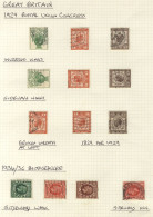 1929-34 Good To FU Range Comprising 1929 PUC ½d, 1d & 1½d Wmk Inverted (1d Trimmed Perfs), Wmk Sideways Set, 1d With 'br - Other & Unclassified