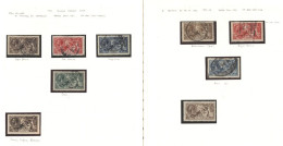 1913-34 Seahorse Collection Comprising 1913 Waterlow Set To £1 U, SG.404 (Cat. £1600), 2/6d Deep Sepia Brown M (Cat. £40 - Other & Unclassified