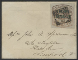 1882 Envelope Used Locally In Liverpool Franked By 1871 2d Pink Die A Inland Revenue Postal Fiscal (SG.L128/F28), Cancel - Other & Unclassified