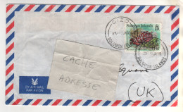 Timbre , Stamp " Crabe : Lissocarcinus Orbicularis " Sur Lettre , Cover , Mail Du 17/01/96 - Islas Salomón (1978-...)