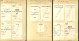 1938-46 Royal Mint Die Proofs Of Passport Pages, All Are Optd 'CANCELLED' In Red On Pages Numbered 117 & 118 On Both Sid - Altri & Non Classificati