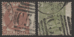 DANISH WEST INDIES - ST. THOMAS 1867 10d Red-brown Nice Looking Wing Margin Example With Good C51 Cancel (tiny Closed Te - Other & Unclassified