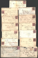 GIBRALTAR 1860 Envelopes (12) From The Same Correspondence, Mainly Addressed To Leamington, Franked With 1856 6d With 'A - Other & Unclassified