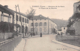 VABRE (Tarn)  - Avenue De La Gare Et Place De La Mairie - Café-Restaurant Du Pont - Vabre