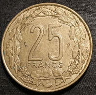 ETATS DE L'AFRIQUE CENTRALE - 25 FRANCS 1975 - KM 10 - Autres – Afrique