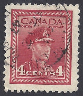 CANADA 1943-8 - Yvert 209° - Giorgio VI | - Usati