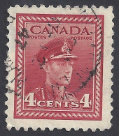 CANADA 1943-8 - Yvert 209° - Giorgio VI | - Gebraucht