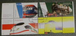 Nederland - NVPH - 2366 Tm 2369  - 2005 - Gebruikt - Met Tab - Trein - Blauwe Engel - Loc 3737 - IC Expess - Koploper - Usati