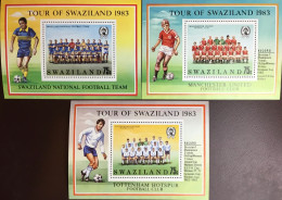Swaziland 1983 Football Tour Minisheet Set MNH - Swaziland (1968-...)