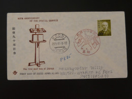 FDC Histoire Postale Postal History First Mail Box Japan 1961 - FDC