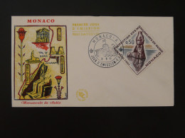 FDC Monuments De Nubie Abu Simbel Monaco 1961 - Egyptology