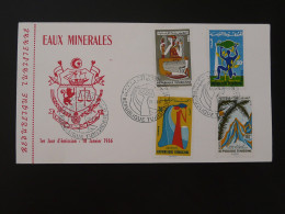 FDC Eaux Minérales Mineral Water Tunisie 1966 (ex 1) - Agua