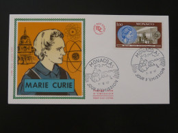 FDC Marie Curie Prix Nobel De Physique Monaco 1967 - Physique