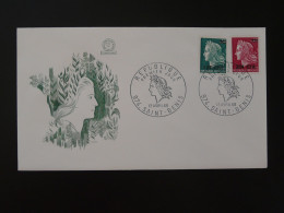 FDC Marianne De Cheffer Réunion 1969 - Lettres & Documents