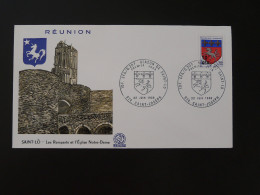 FDC Armoiries De St-Lo Réunion 1969 - Covers & Documents