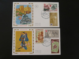 FDC (x2) Exposition Universelle Japan Osaka Monaco 1970 - 1970 – Osaka (Giappone)