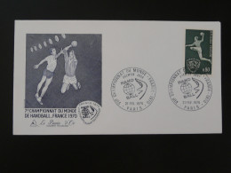 FDC Championnat Du Monde Handball World Cup France 1970 - Balonmano