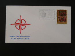 Lettre Cover 20 Ans SHAPE Flamme Luxembourg 1970 - Cartas & Documentos