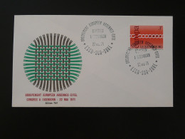 Lettre Cover Europa Groupement Europeen Ardennes-Eifel Luxembourg 1971 - Covers & Documents