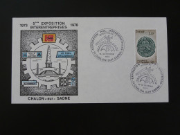 Lettre Cover Exposition Interentreprises EDF GDF 71 Chalon Sur Saone 1978 (ex 2) - Electricidad