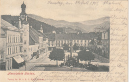 E4036) Hauptplatz LEOBEN - Super Variante SEHR ALT!  1901 - Leoben