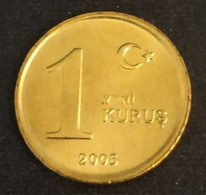 TURQUIE - TURKEY - 1 KURUS 2005 - Neuve - UNC - KM 1164 - ( Kuruş ) - Turquie