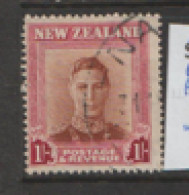 New Zealand  1947   SG 686  1/-d Plate 1 Wmk Upright    Fine Used - Oblitérés