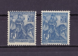 VARIETE DE COULEUR N° 257 (2 Nuances De Bleu Différentes) NEUF** - Unused Stamps