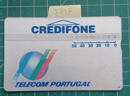 PORTUGAL PHONECARD USED TP01F PRATA - Portugal