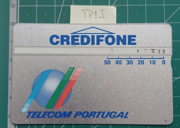 PORTUGAL PHONECARD USED TP01J PRATA - Portugal