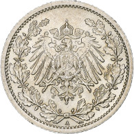 Empire Allemand, 1/2 Mark, 1913, Berlin, Argent, TTB+, KM:17 - 1/2 Mark