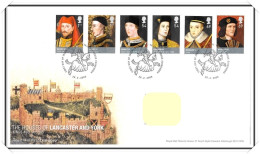 2008 GB FDC - Houses Of Lancaster & York - Typed Address - 2001-10 Ediciones Decimales