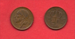 BELGIUM, 1954-1960, Circulated Coin, 20 Centimes,Dutch Km147.1, C1669 - 20 Cent