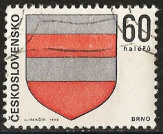 Czechoslovakia 1968 - Mi 1821 - YT 1671 ( Coat Of Arms : Brno ) - Used Stamps