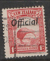 New Zealand  1936 SG 0121 1d  Overprinted  OFFICIAL    Fine Used - Usati