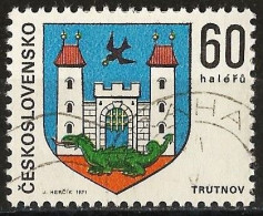 Czechoslovakia 1971 - Mi 1998 - YT 1845 ( Armoiries De Trutnov ) - Used Stamps