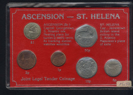 St. Helena + Ascension, Satz 1984, UNC In Case Of Issue - St. Helena