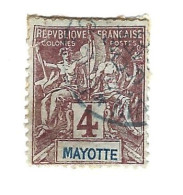 Lot De Timbres  - Mayotte - Gebruikt