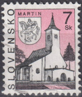 1997 Slowakische Republik ° Mi:SK 284, Sn:SK 222, Yt:SK 242, St Martin's Church, Martin - Gebraucht