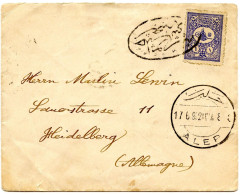 TURQUIE - LETTRE D'ALEP POUR L'ALLEMAGNE, 1902 - Covers & Documents