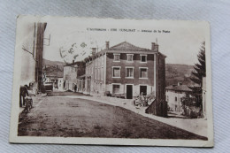 Cpa 1930, Cunlhat, Avenue De La Poste, Puy De Dôme 63 - Cunlhat