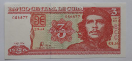 CUBA - 3 PESOS - P 127 (2004) - UNCIRC -BANKNOTES - PAPER MONEY - CARTAMONETA - - Kuba