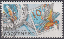 2002 Slowakische Republik ° Mi:SK 443Zf, Sn:SK 419, Yt:SK 383, Nitrafila 2003, Briefmarkenausstellung - Gebraucht