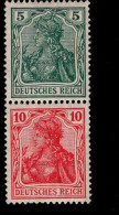 Deutsches Reich S 4 Germania MNH Postfrisch ** Neuf - Libretti & Se-tenant